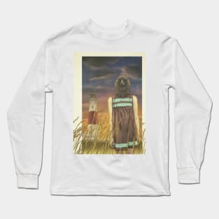 Lighthouse Crow Girl Long Sleeve T-Shirt